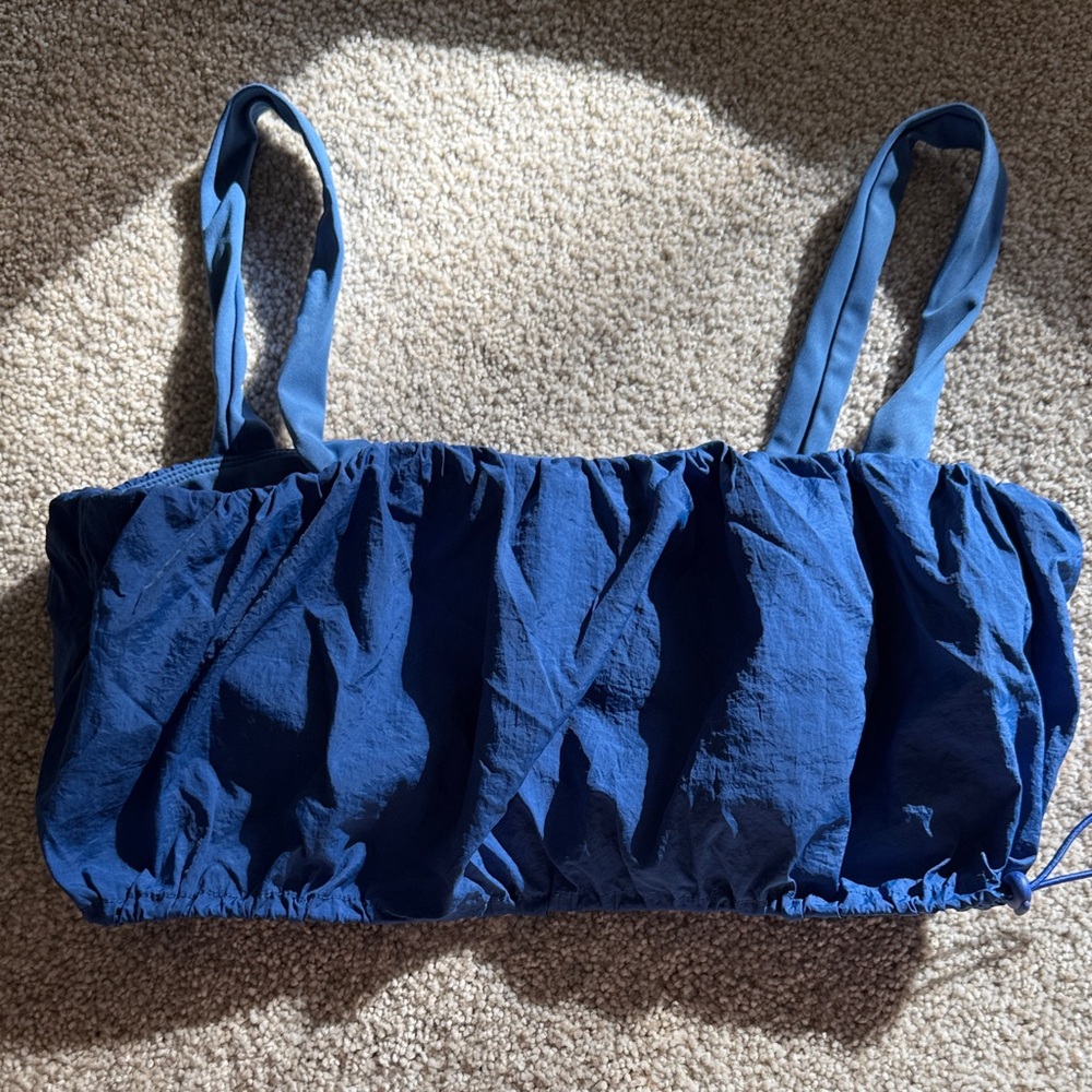 Daily Drills Blue Bubble Sports Bra